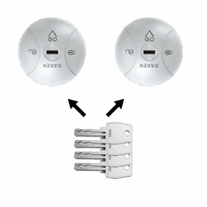 Serratura di sicurezza Saturn Go - Kit doppio